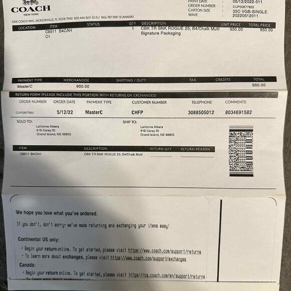 Coach Rogue Bag 25 In Colorblock With Tea Rose And Snakeskin Detail C8511 - Picture 8 of 12